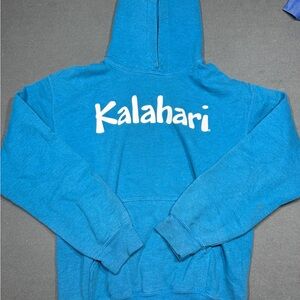 Kalahari Blue Hoodie Sweatshirt Size Small